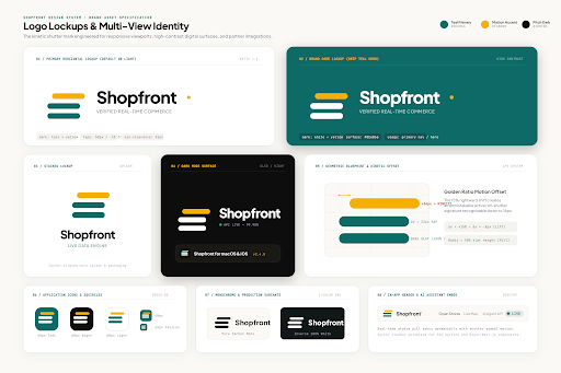 Shopfront Multi-View SVG Logo System